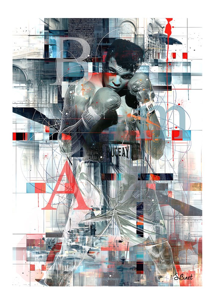 Tirage d’art "Mohamed Ali" – Sylvain Binet